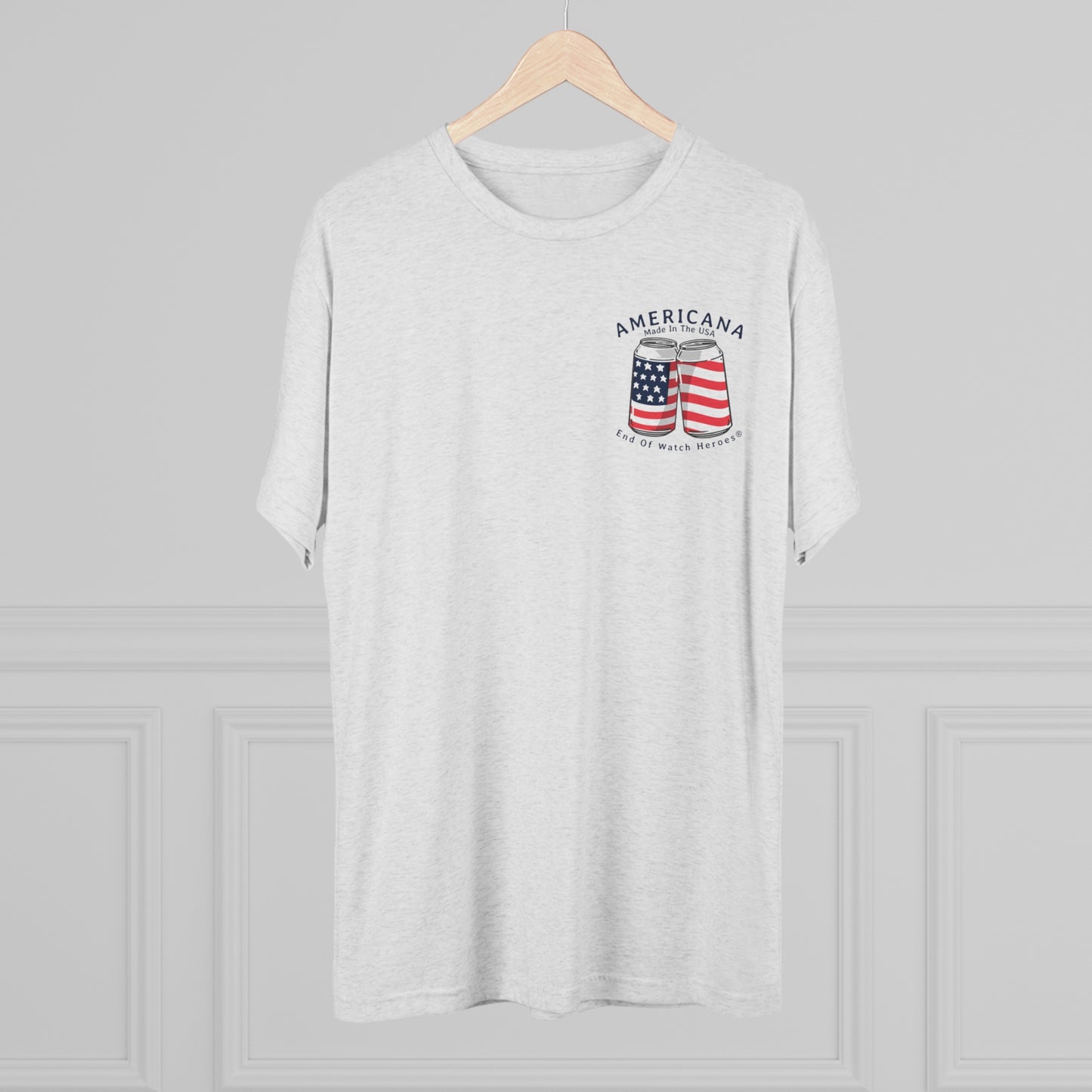 AMERICANA Unisex Tri-Blend Crew Tee
