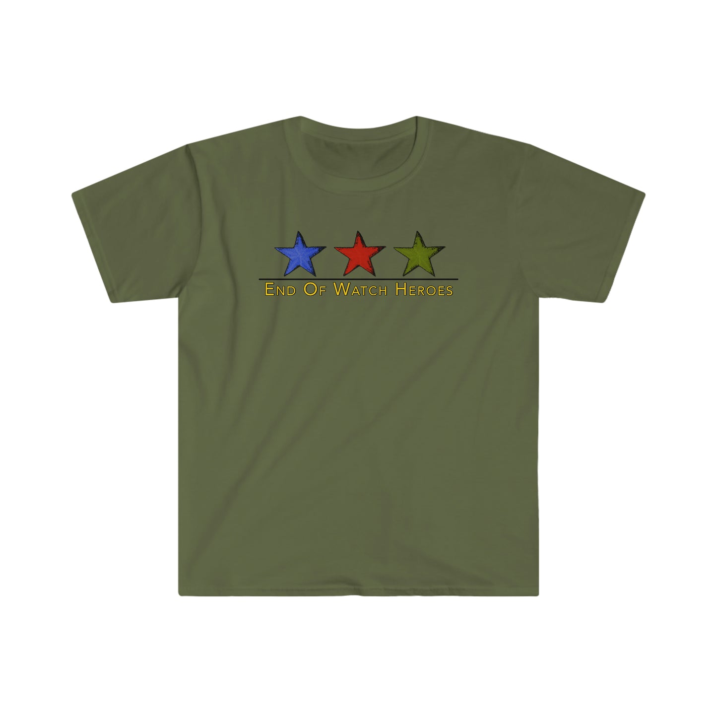 End of Watch Heroes Original Softstyle T-Shirt