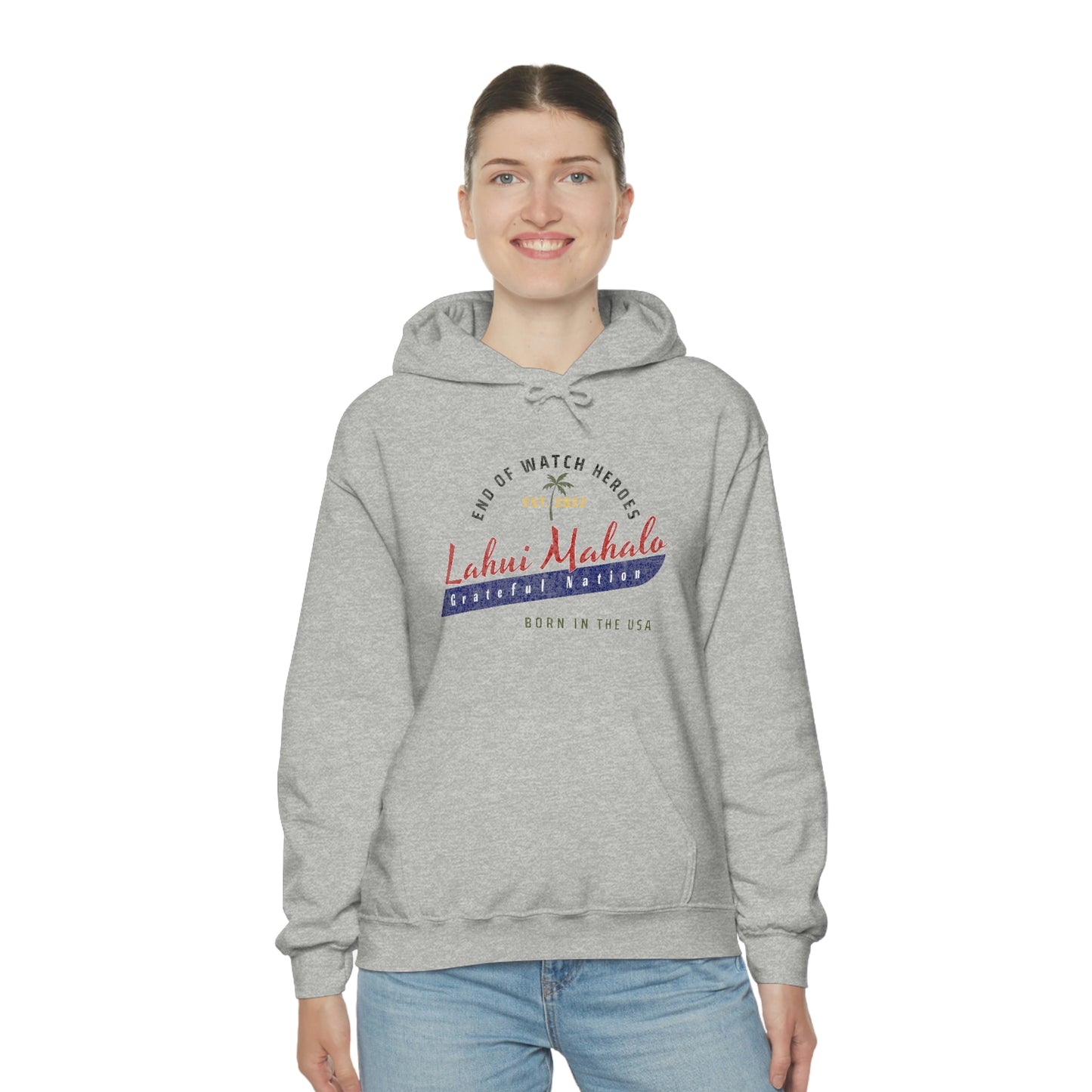 Team Lahui Mahalo * Grateful Nation Hooded Sweatshirt