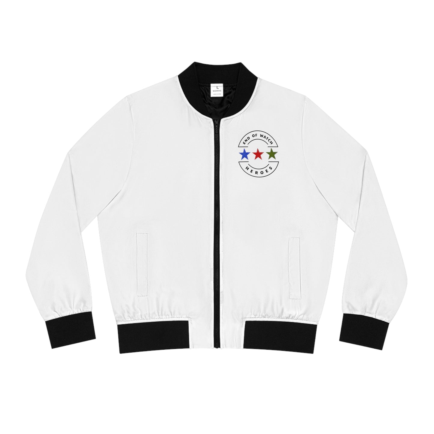 End Of Watch Heroes Women's Bomber Jacket (AOP)