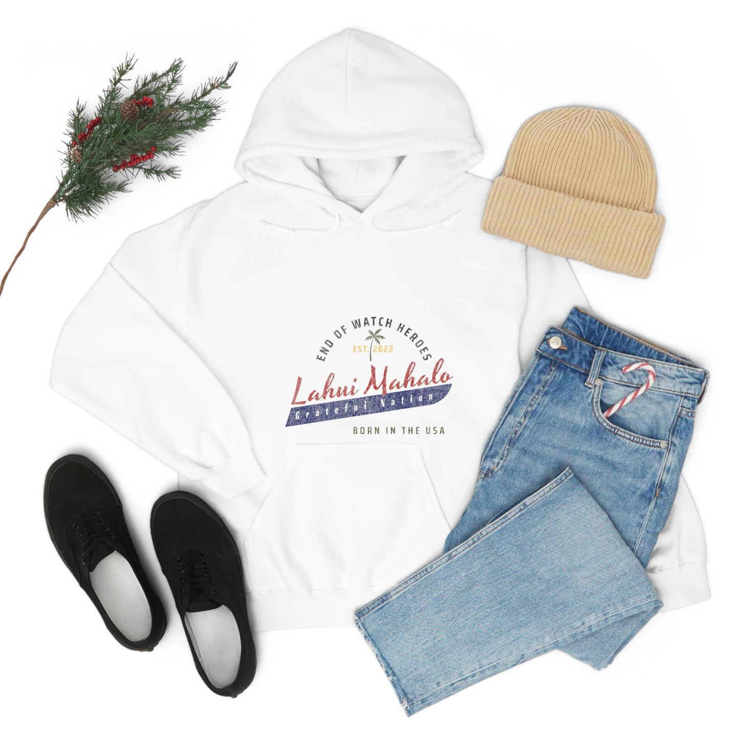 Team Lahui Mahalo * Grateful Nation Hooded Sweatshirt