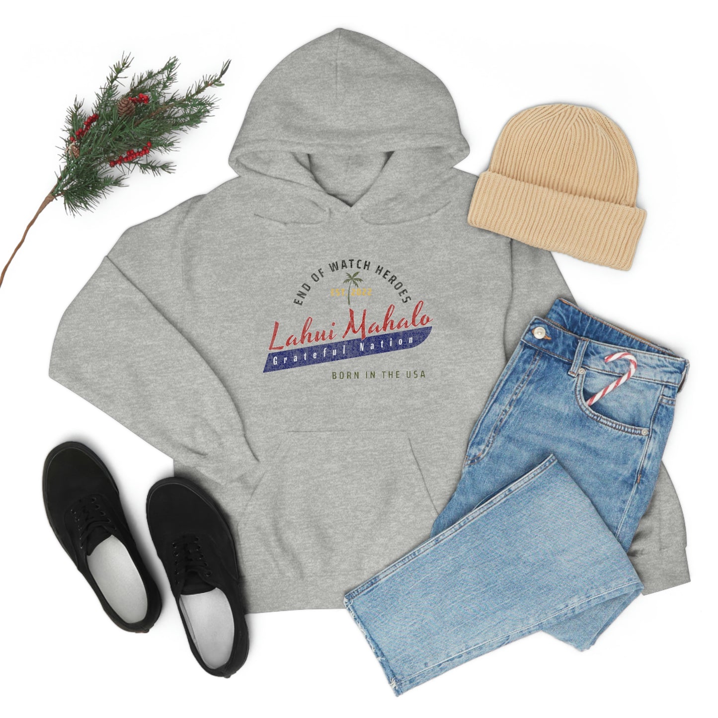 Team Lahui Mahalo * Grateful Nation Hooded Sweatshirt