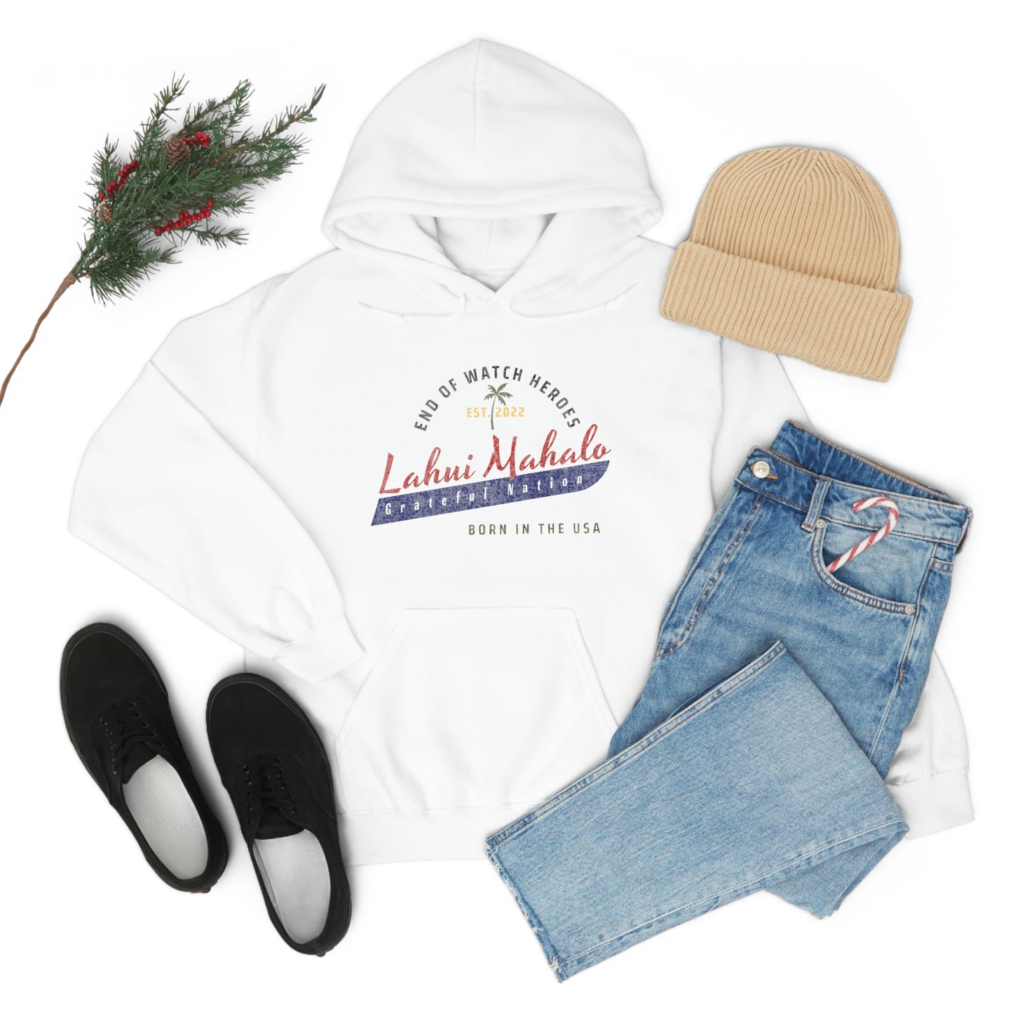 Team Lahui Mahalo * Grateful Nation Hooded Sweatshirt