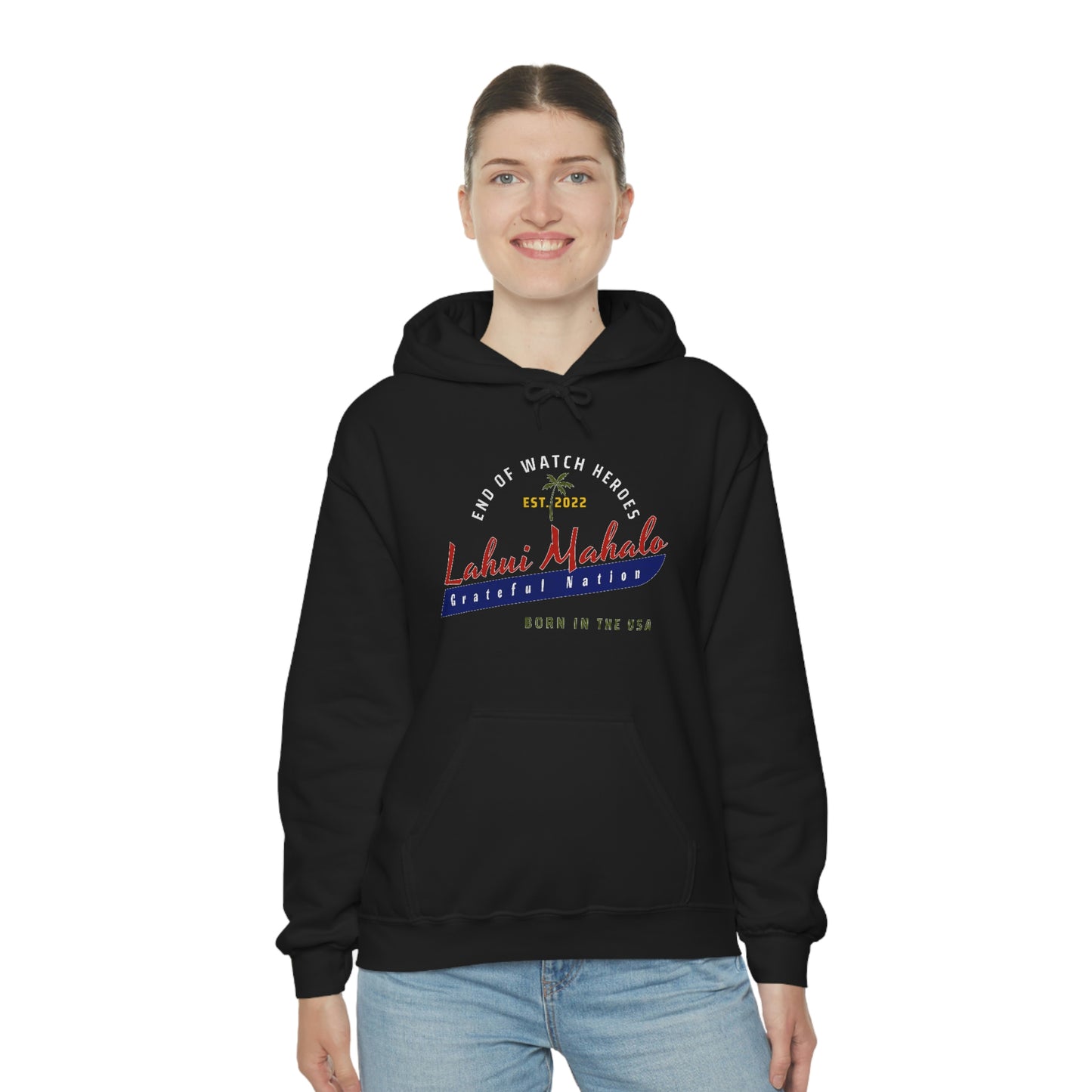 Team Lahui Mahalo * Grateful Nation Hooded Sweatshirt