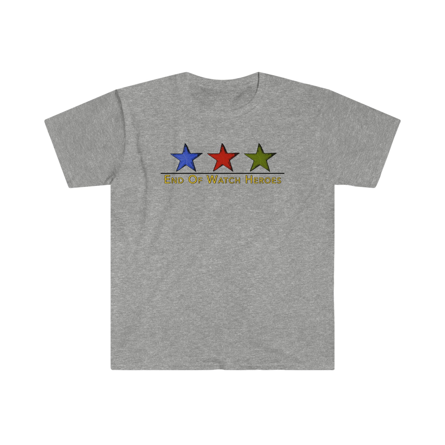 End of Watch Heroes Original Softstyle T-Shirt