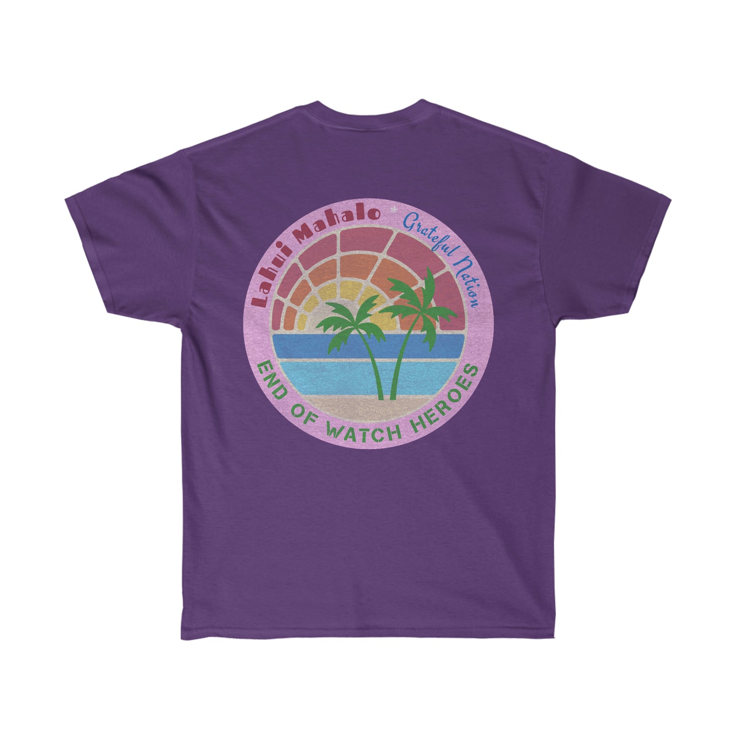 Lahui Mahalo * Grateful Nation Cotton T-Shirt