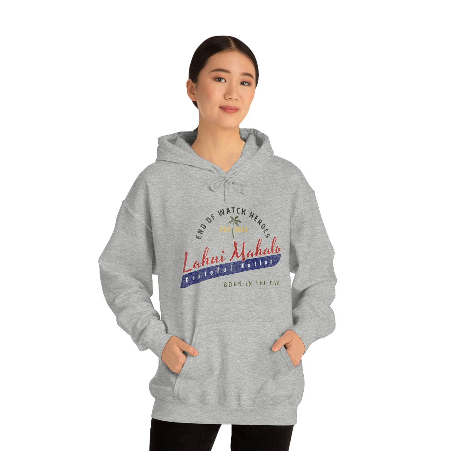 Team Lahui Mahalo * Grateful Nation Hooded Sweatshirt
