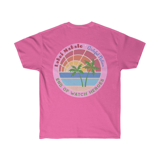 Lahui Mahalo * Grateful Nation Cotton T-Shirt
