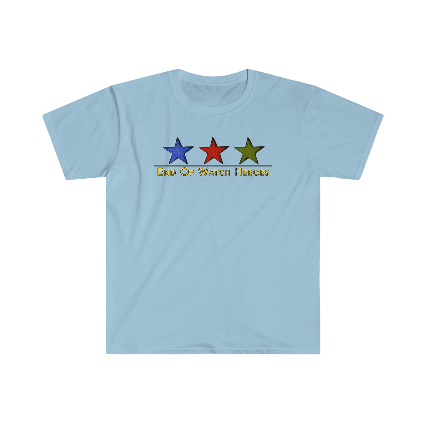 End of Watch Heroes Original Softstyle T-Shirt
