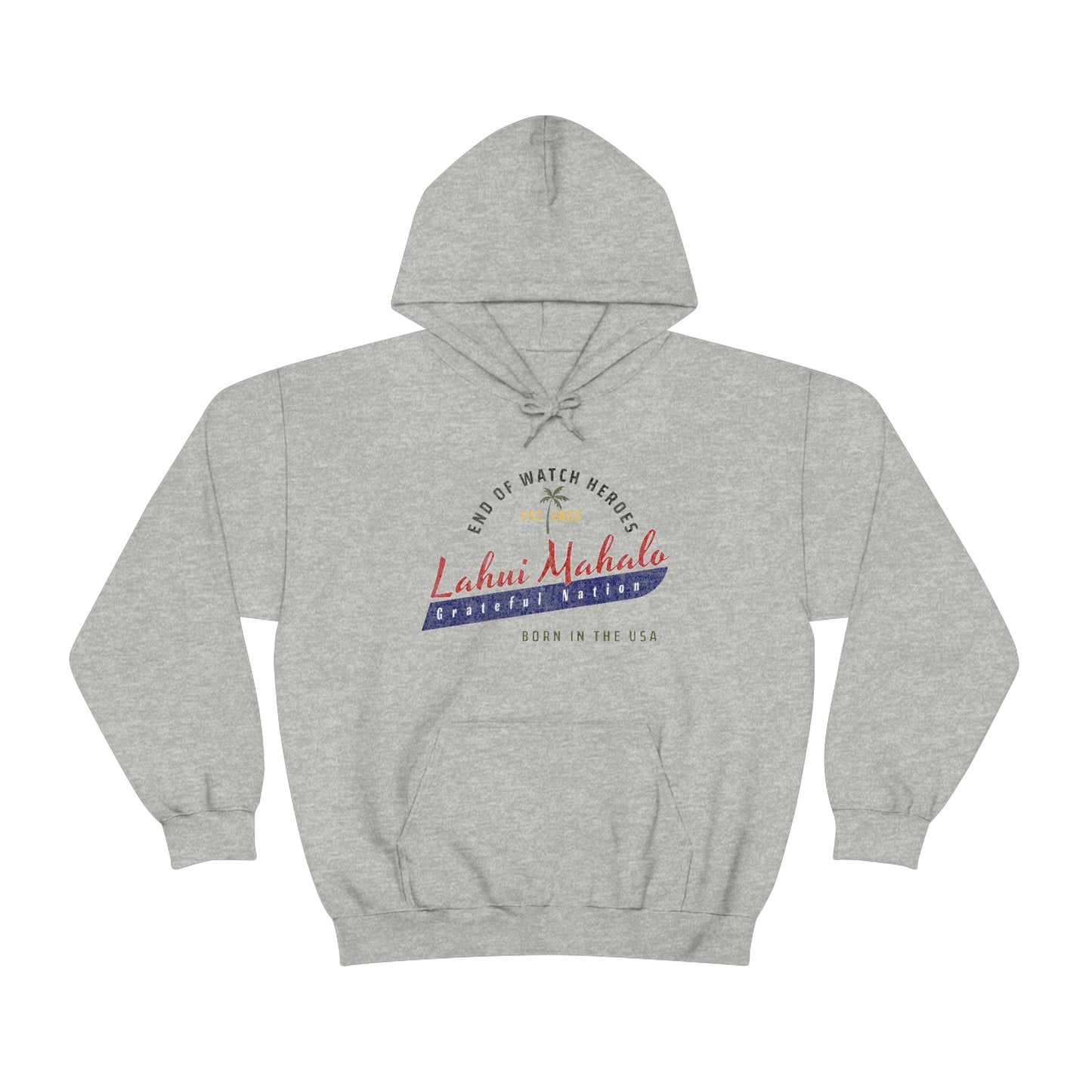 Team Lahui Mahalo * Grateful Nation Hooded Sweatshirt