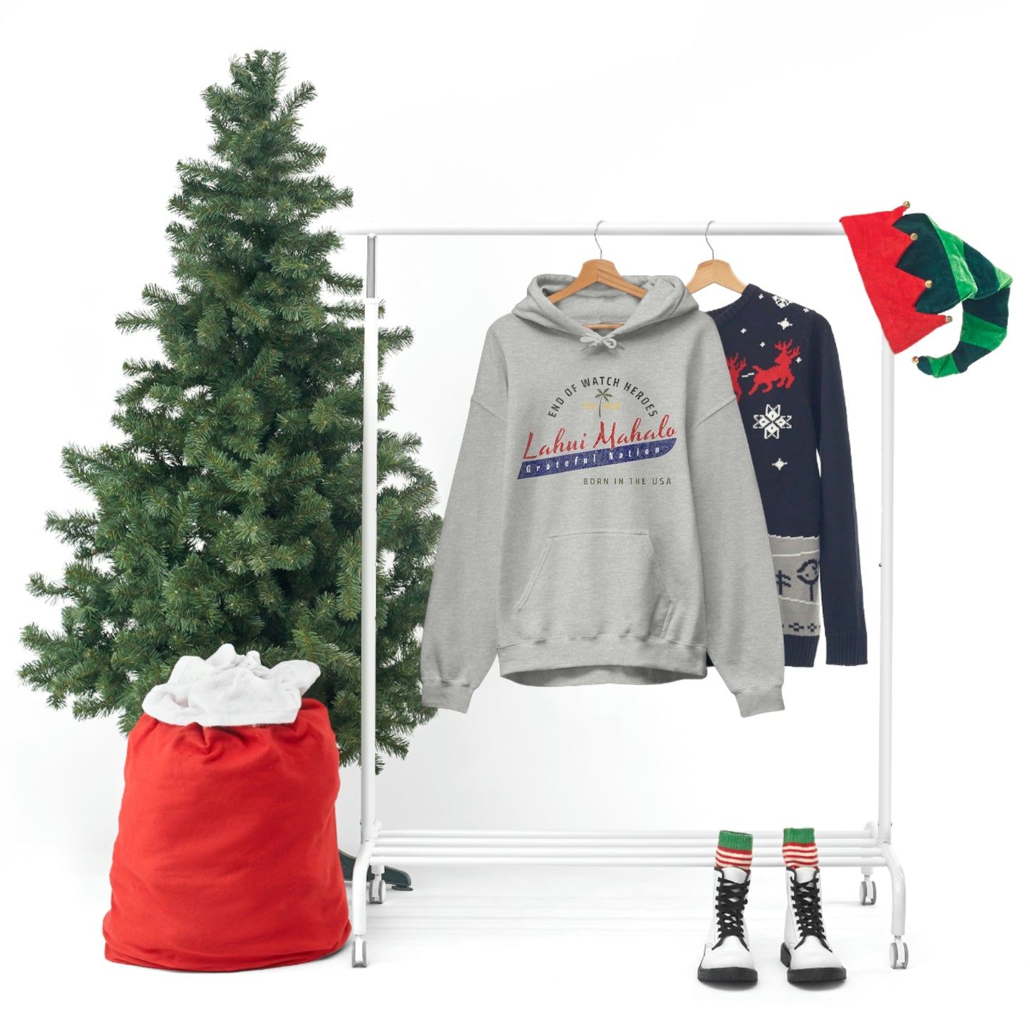 Team Lahui Mahalo * Grateful Nation Hooded Sweatshirt