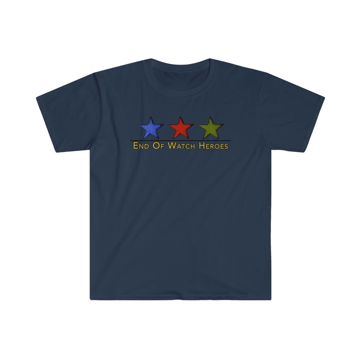 End of Watch Heroes Original Softstyle T-Shirt