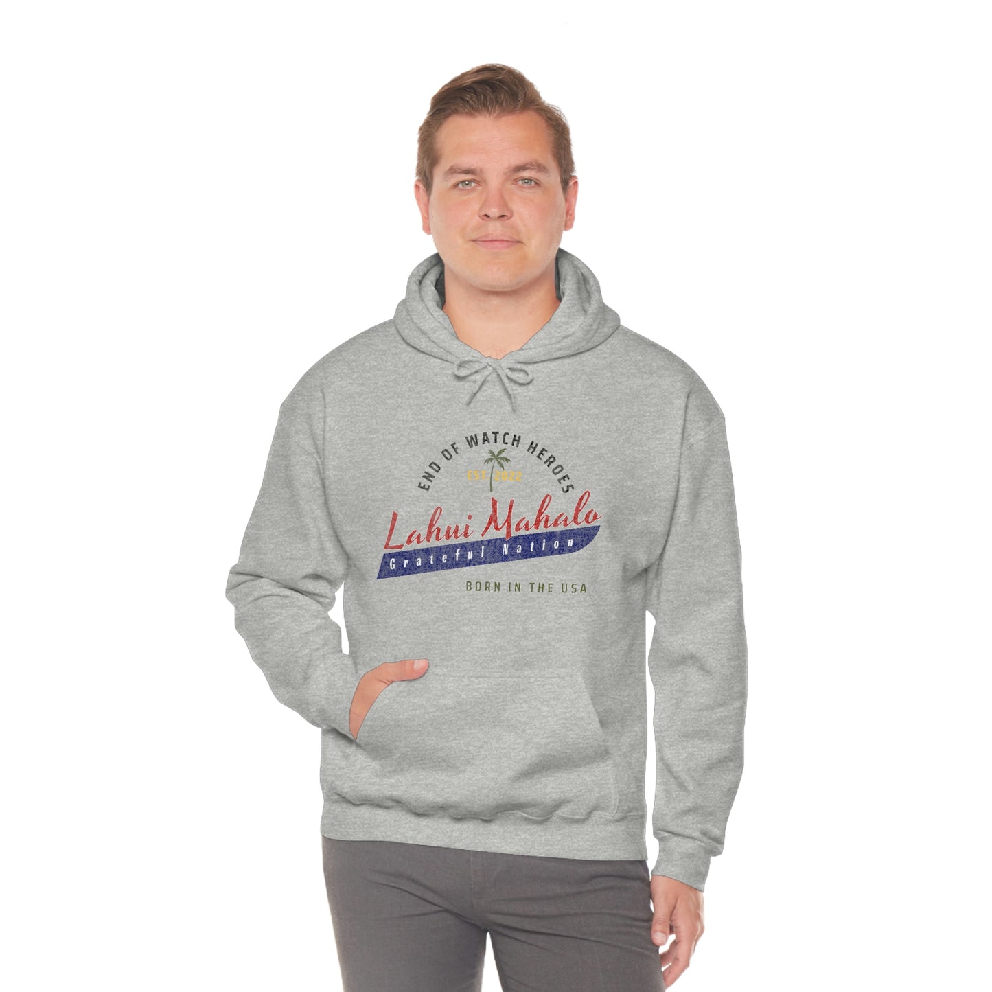 Team Lahui Mahalo * Grateful Nation Hooded Sweatshirt