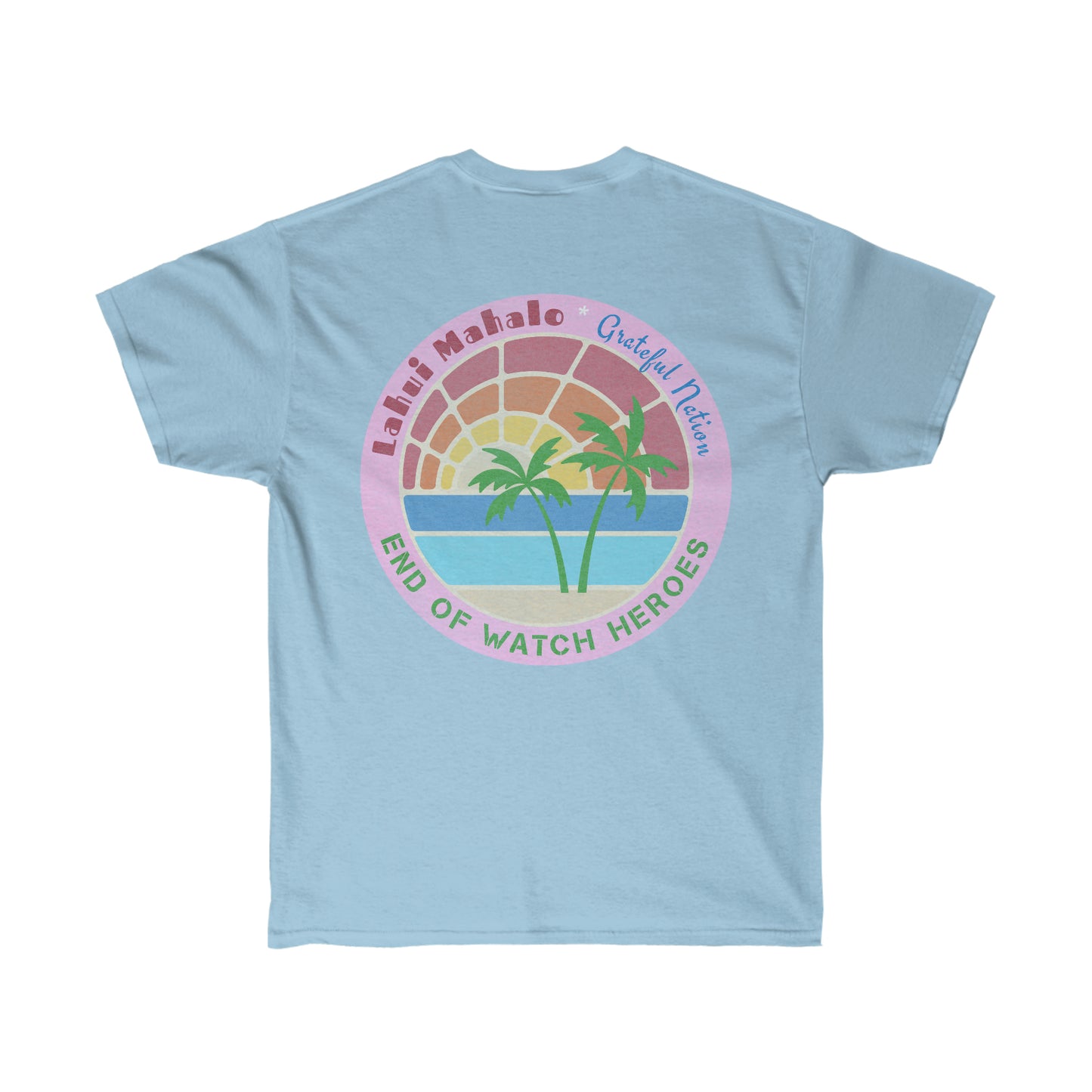 Lahui Mahalo * Grateful Nation Cotton T-Shirt