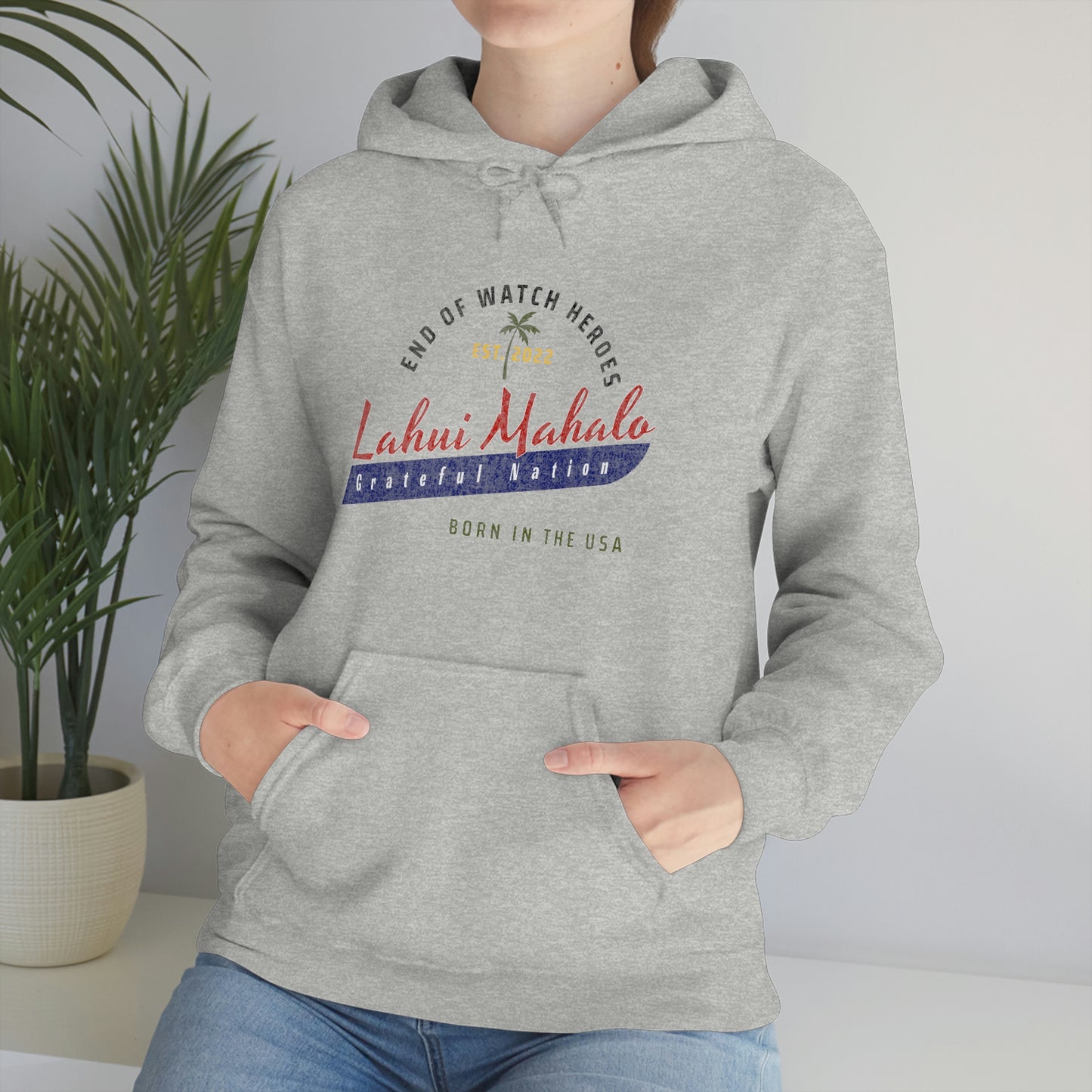 Team Lahui Mahalo * Grateful Nation Hooded Sweatshirt