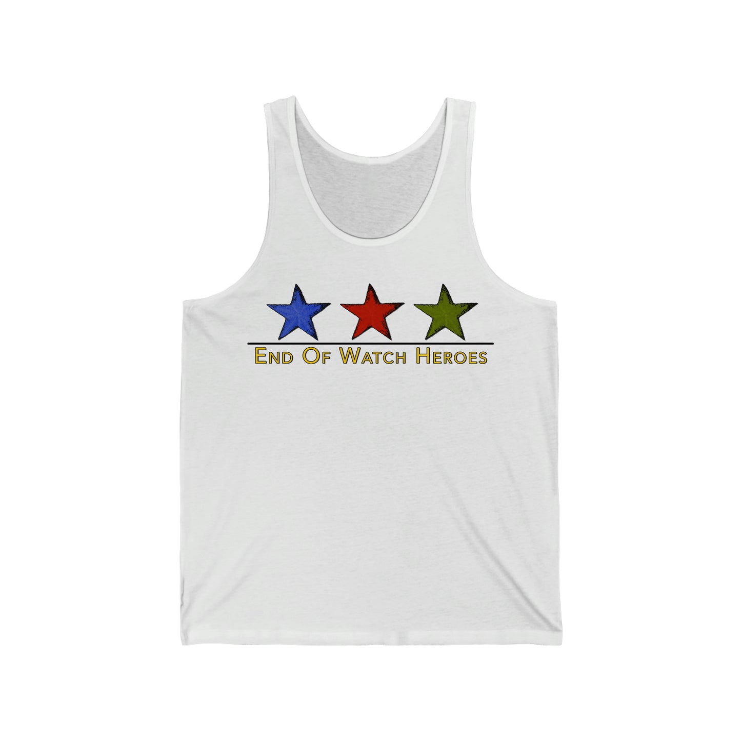 End Of Watch Heroes Original Unisex Jersey Tank