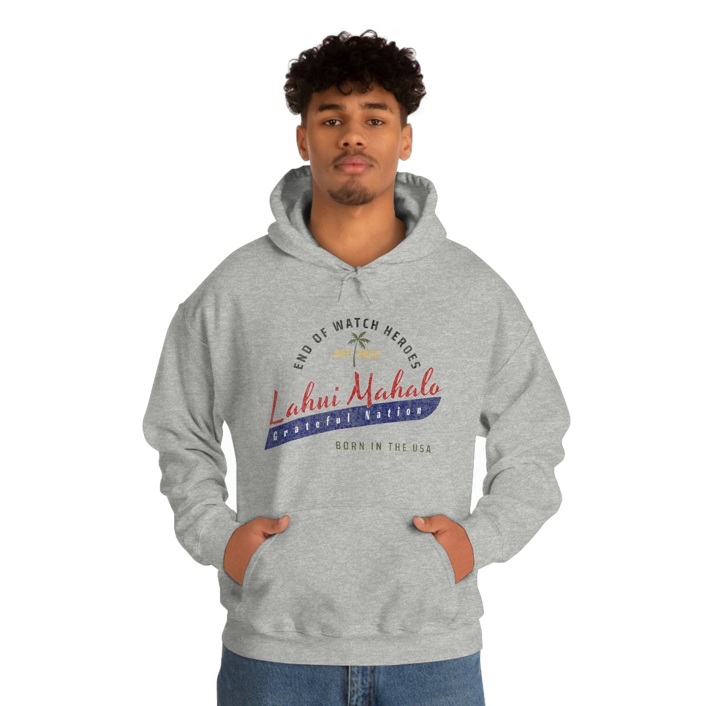 Team Lahui Mahalo * Grateful Nation Hooded Sweatshirt