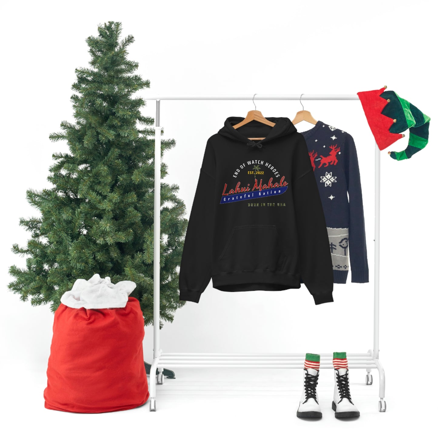 Team Lahui Mahalo * Grateful Nation Hooded Sweatshirt