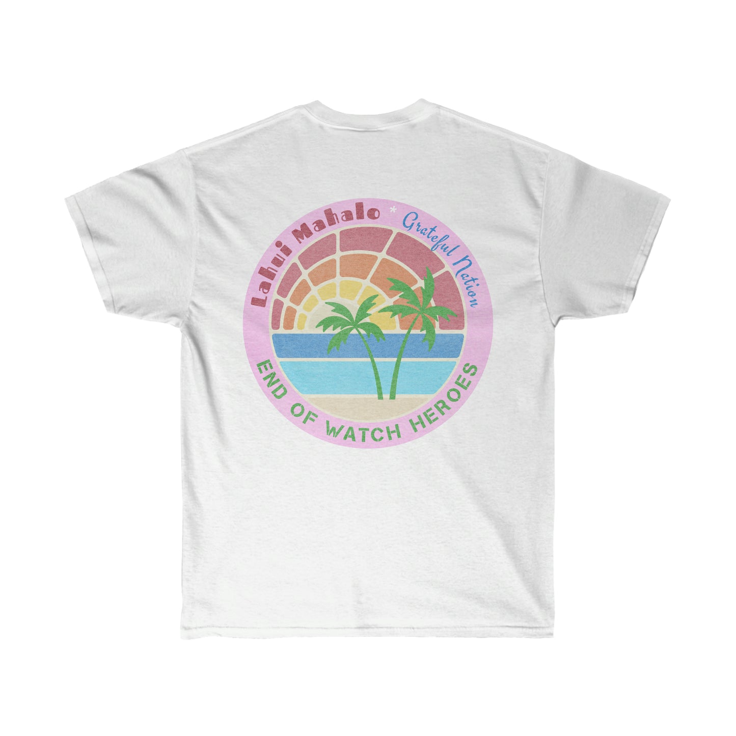 Lahui Mahalo * Grateful Nation Cotton T-Shirt